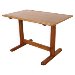 Bureau avec un plateau réglable, design italien, années 1970, fabriqué en Italie
