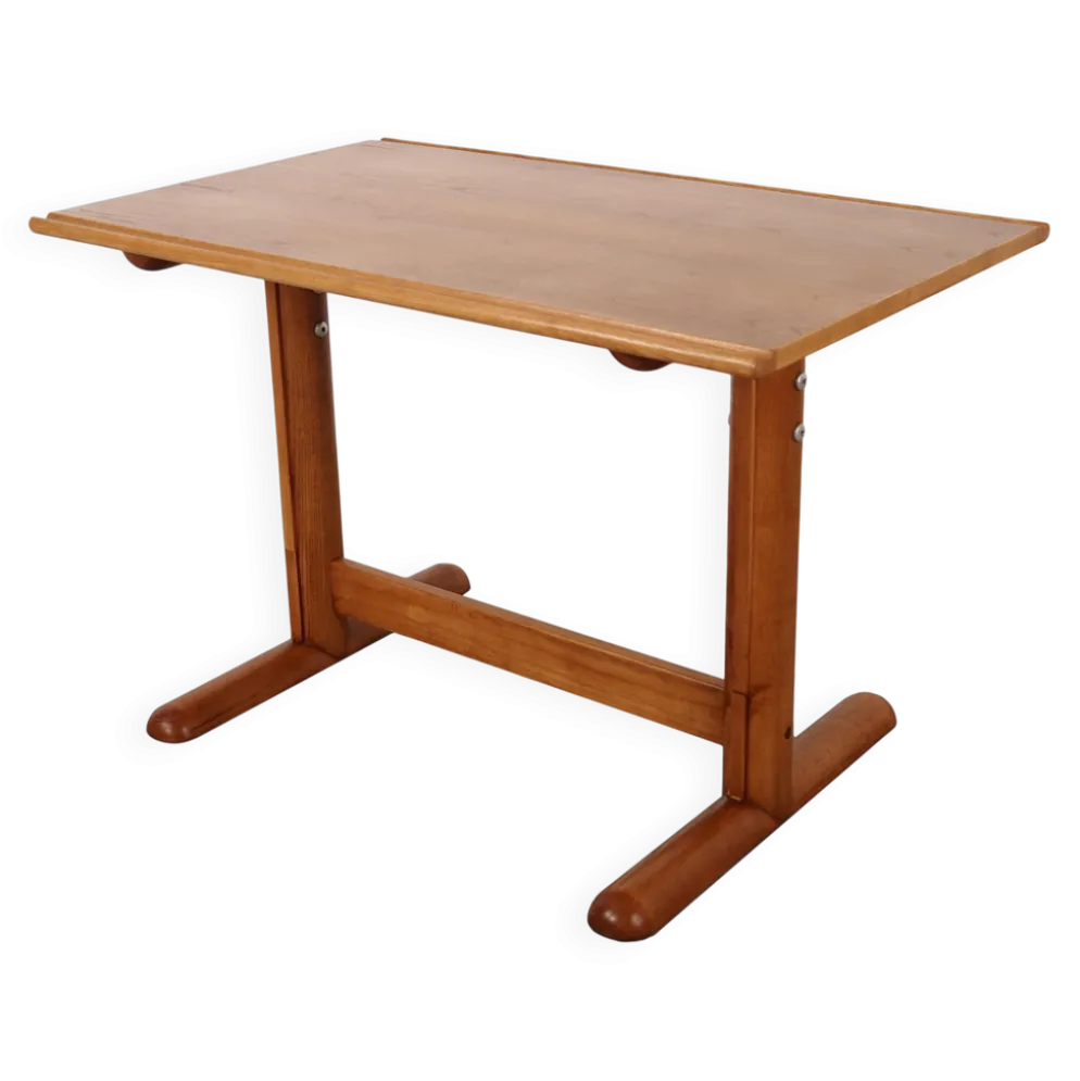 Bureau avec un plateau réglable, design italien, années 1970, fabriqué en Italie