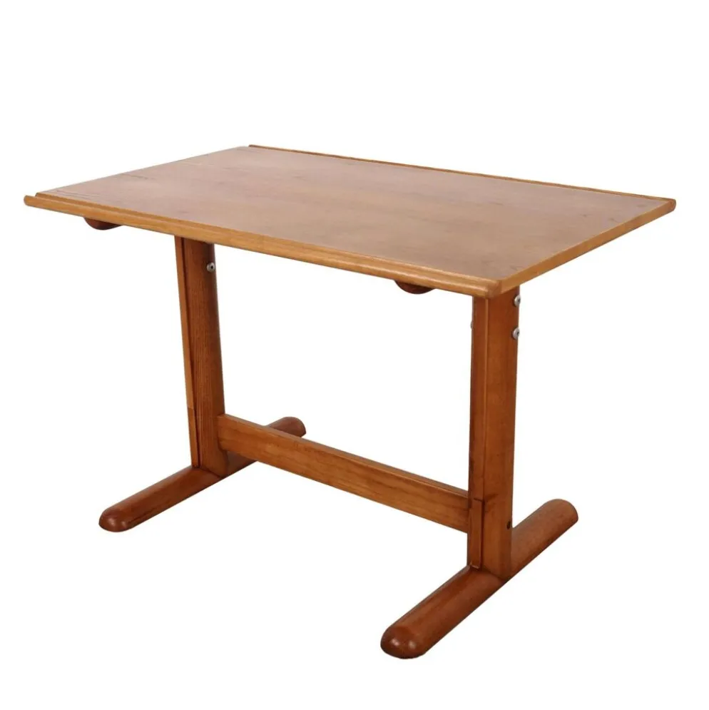 Bureau avec un plateau réglable, design italien, années 1970, fabriqué en Italie