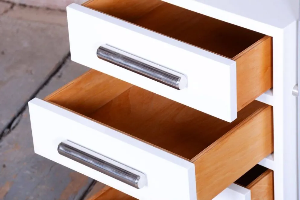 Bureau Bauhaus en acier chromé par Marcel Breuer, tchèque, années 1930