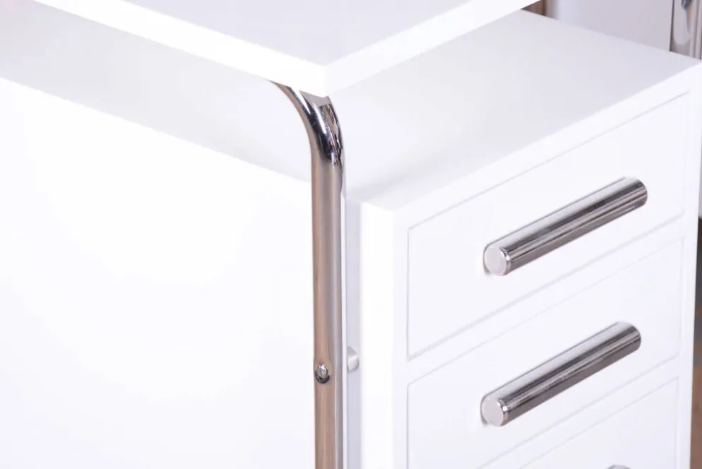 Bureau Bauhaus en acier chromé par Marcel Breuer, tchèque, années 1930