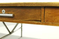 Bureau Bauhaus vintage en chêne, années 1930