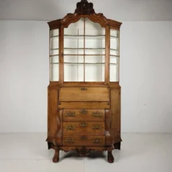 Bureau bibliothèque en chêne néerlandais, XVIIIe siècle