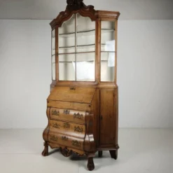 Bureau bibliothèque en chêne néerlandais, XVIIIe siècle