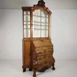 Bureau bibliothèque en chêne néerlandais, XVIIIe siècle