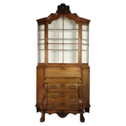 Bureau bibliothèque en chêne néerlandais, XVIIIe siècle