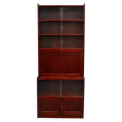 Bureau, bibliothèque vitrée, secrétaire vintage