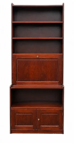 Bureau, bibliothèque vitrée, secrétaire vintage