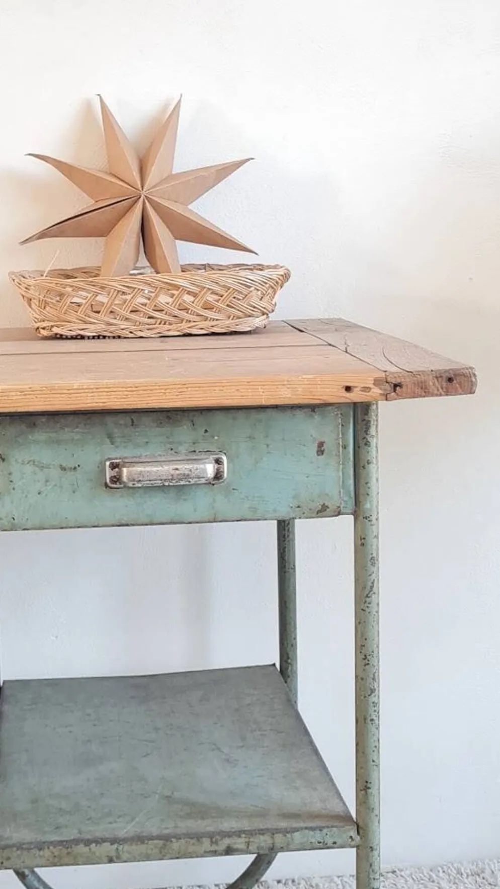 Bureau bois et métal circa années 50