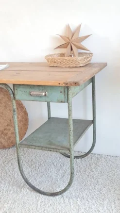 Bureau bois et métal circa années 50
