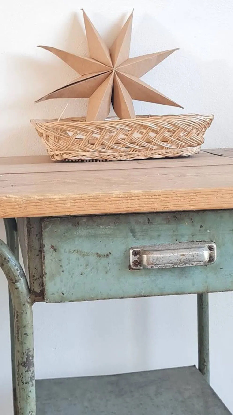 Bureau bois et métal circa années 50
