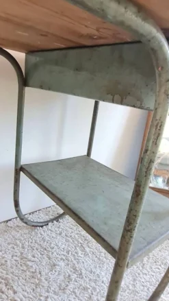 Bureau bois et métal circa années 50