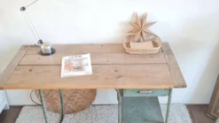 Bureau bois et métal circa années 50