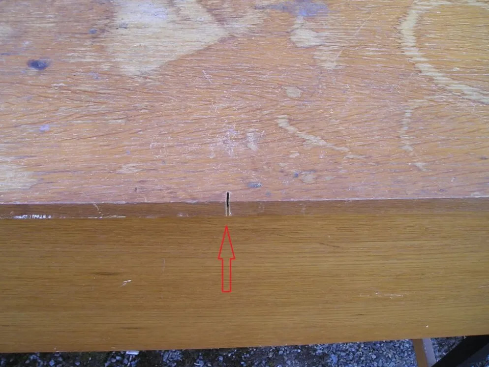 Bureau bois et métal des années 60/70