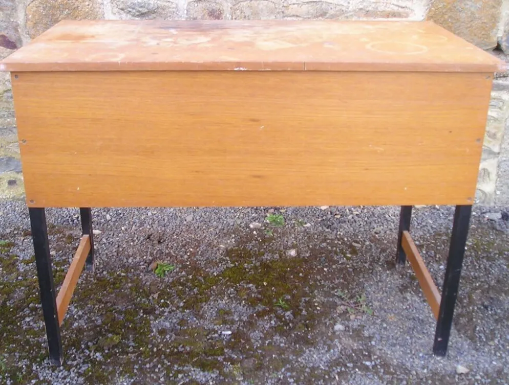 Bureau bois et métal des années 60/70