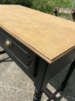 Bureau bois et noir
