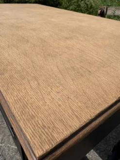 Bureau bois et noir