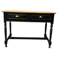 Bureau bois et noir