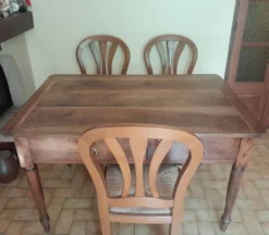 Bureau bois massif style Louis Philippe