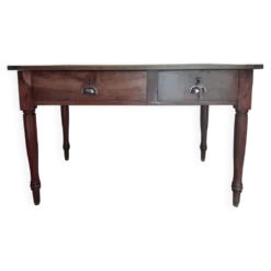 Bureau bois massif style Louis Philippe
