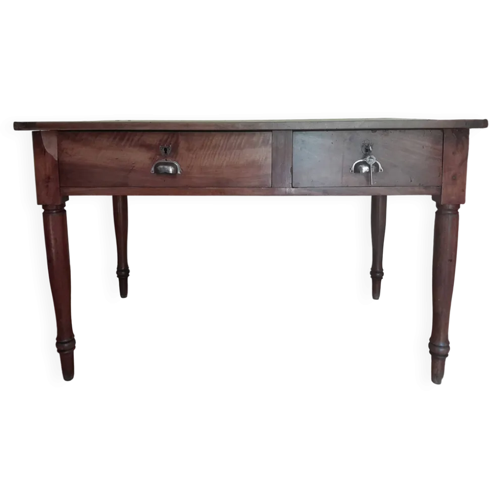 Bureau bois massif style Louis Philippe
