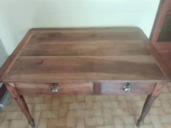 Bureau bois massif style Louis Philippe