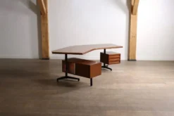 Bureau Boomerang T96 d'Osvaldo Borsani pour Tecno, Italie, 1956