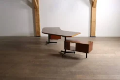 Bureau Boomerang T96 d'Osvaldo Borsani pour Tecno, Italie, 1956