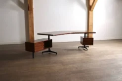 Bureau Boomerang T96 d'Osvaldo Borsani pour Tecno, Italie, 1956
