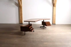 Bureau Boomerang T96 d'Osvaldo Borsani pour Tecno, Italie, 1956
