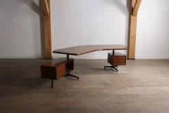 Bureau Boomerang T96 d'Osvaldo Borsani pour Tecno, Italie, 1956