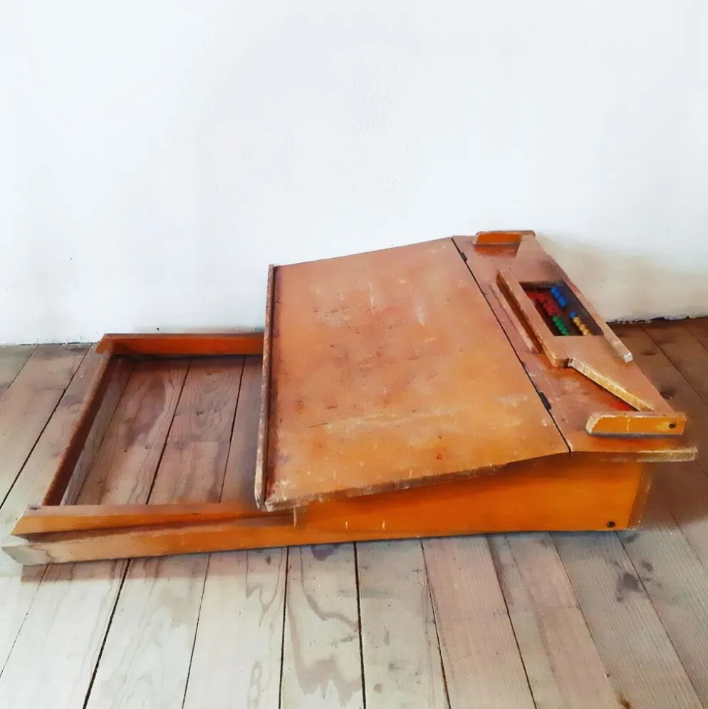 Bureau à boulier et sa chaise 1950