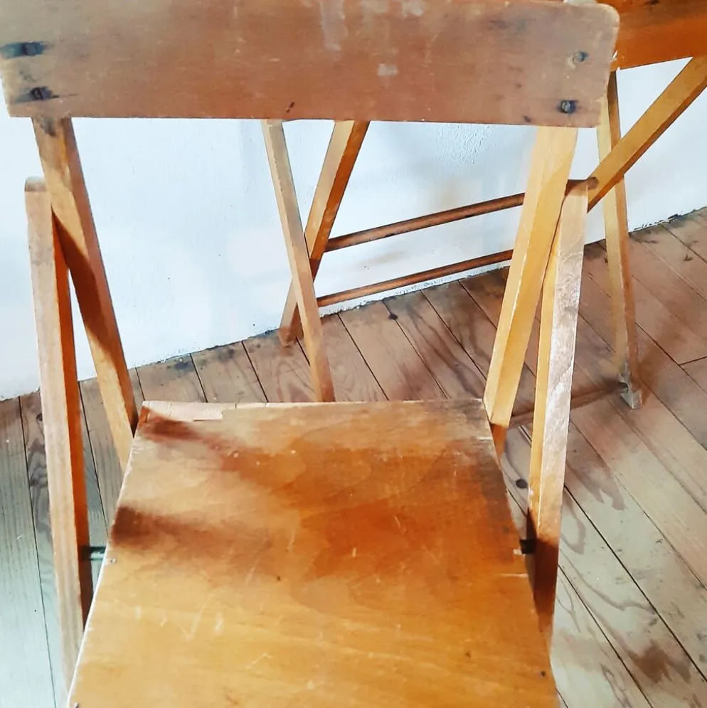 Bureau à boulier et sa chaise 1950