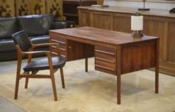 Bureau Bruksbo scandinave en palissandre attribué à Torbjorn Afdal 1960’s