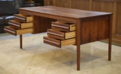 Bureau Bruksbo scandinave en palissandre attribué à Torbjorn Afdal 1960’s