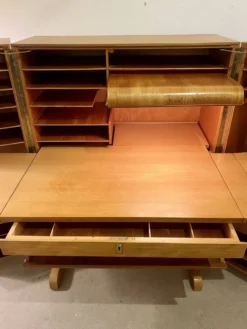 Bureau cabinet pliant "Magic Box" Mummenthaler & Meier du milieu du siècle - sw