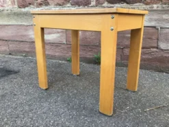 Bureau & chaise enfant école maternelle vintage