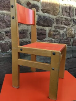 Bureau & chaise enfant école maternelle vintage