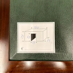 Bureau classique anglais avec cuir vert