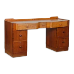 Bureau/coiffeuse en bois de loupe datant des années 1930