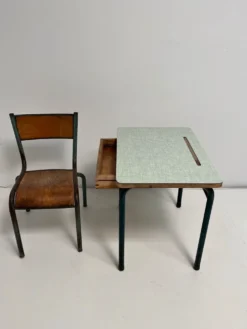 Bureau écolier années 50