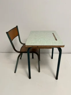 Bureau écolier années 50