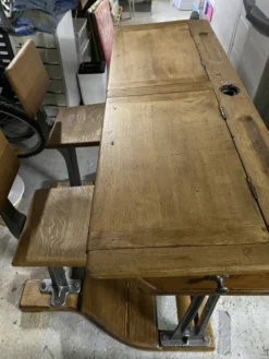 Bureau écolier Decunsel début 20 ieme , rénové et en très bon état