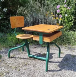 Bureau écolier prouvé année 50