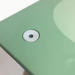 Bureau écolier vert et gris ajustable