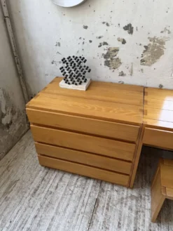 Bureau + commode + tabouret pin Maison Regain Savoie