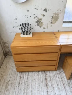 Bureau + commode + tabouret pin Maison Regain Savoie