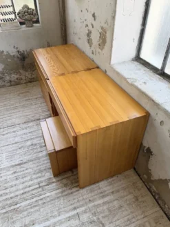 Bureau + commode + tabouret pin Maison Regain Savoie