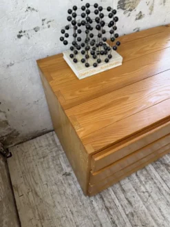Bureau + commode + tabouret pin Maison Regain Savoie