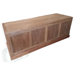 Bureau comptoir en bois exotique